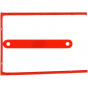 náhled Archivační spony Q-connect D-klip 100 ks červené