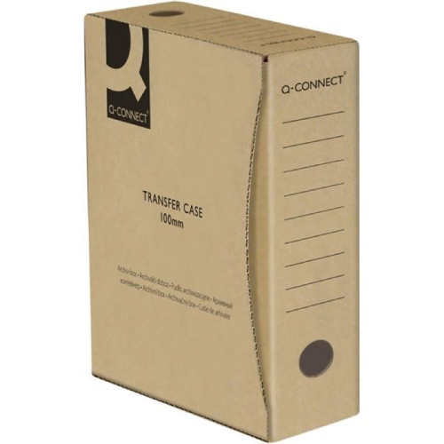 Archivační krabice Q-connect A4 šířka 10 cm šedá