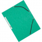 náhled Desky s chlopněmi a gumičkou Q-Connect A4 papírové zelené