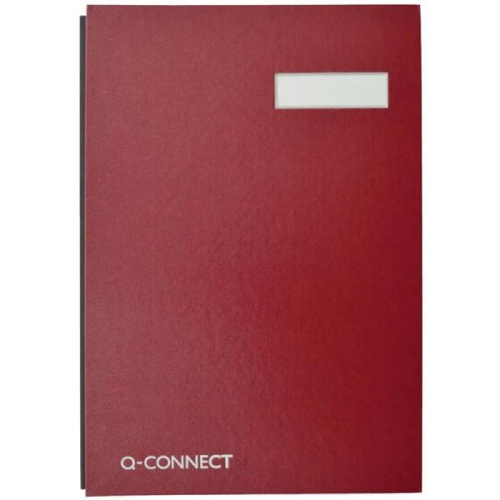 Podpisová kniha Q-Connect A4 20 listů červená