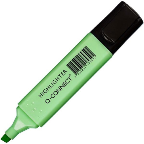 Zvýrazňovač Q-Connect - pastelově zelený