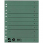 náhled Rozlišovače papírové Q-Connect - A4, zelené, 100 ks