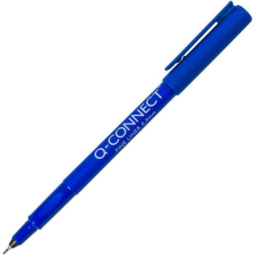 Liner Q-Connect, 0,4 mm, modrý