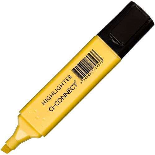 Zvýrazňovač Q-Connect pastelově žlutý