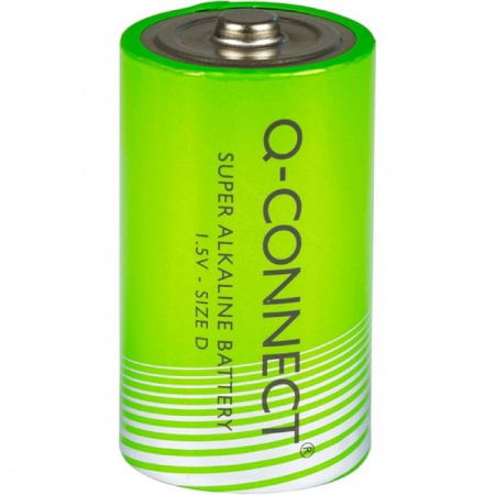 detail Baterie alkalické Q-Connect - 1,5V, MN1300, LR20, D, 2 ks