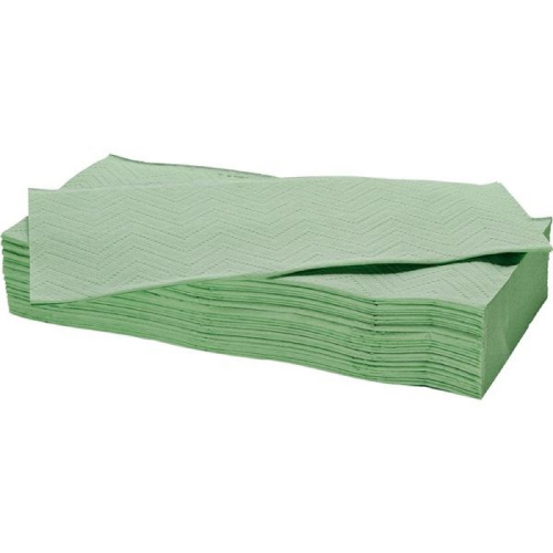 Ručníky skládané papírové Q-Connect - dvouvrstvé, zelené, 250 ks