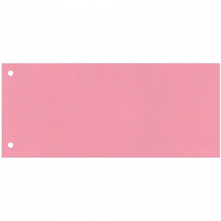 detail Rozlišovače papírové Q-Connect - 1/3 A4, růžové, 100 ks