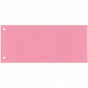 náhled Rozlišovače papírové Q-Connect - 1/3 A4, růžové, 100 ks