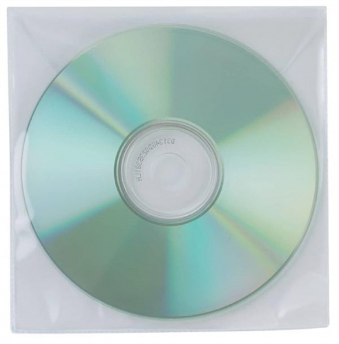 Obal na 1 CD Q-Connect - nezávěsný, 50 ks