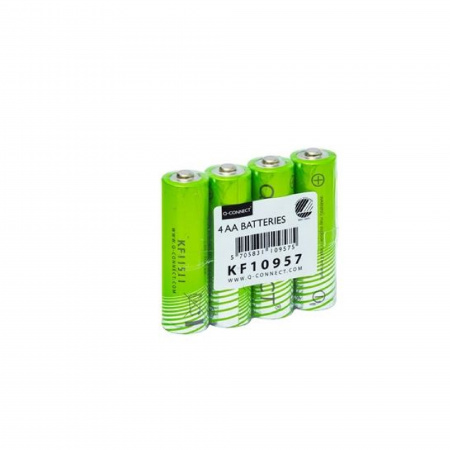 detail Baterie alkalické -1,5V, LR6, typ AA, eko, 4 ks