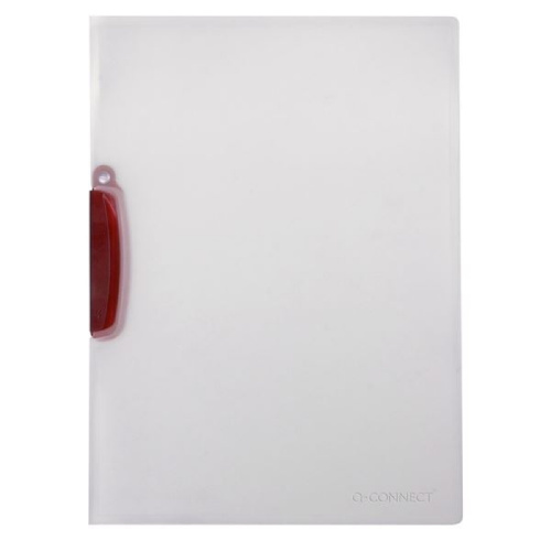 Desky s výklopným klipem Q-Connect - A4, kapacita 30 listů, červená spona 1ks