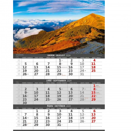 detail Kalendář tříměsíční Hory