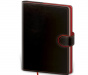 náhled Zápisník Flip B6 M linkovaný černo/červená/dočasně nedostupné
