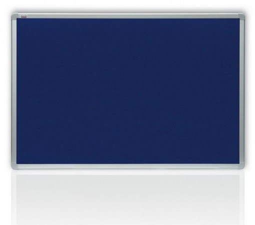 detail Filcová modrá tabule v hliníkovém rámu 180x120 cm