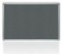 náhled Filcová šedá tabule v hliníkovém rámu 180x120 cm