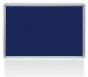 náhled Filcová modrá tabule v hliníkovém rámu 150x100 cm