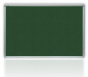 náhled Filcová zelená tabule v hliníkovém rámu 180x120 cm