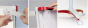 náhled Flipchart Mobilchart PRO RED 100x70 cm