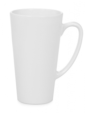 detail Hrnek latté 0,5l bílý 14,9 cm kónický