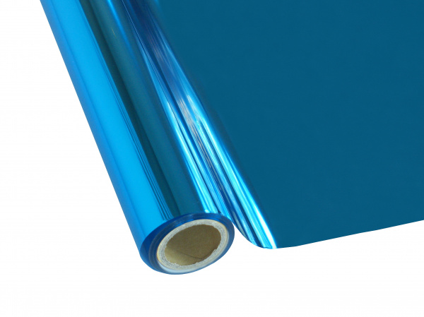 detail Metalická fólie barvící - modrá - š.30 cm x 12 m