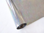 náhled Metalcká fólie barvící - stříbrná s glitrem 30cm x 12m