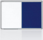 náhled kombinovaná tabule 120x90 filc modrý/magnet., rám ALU23