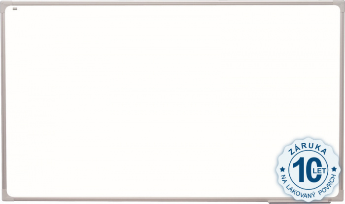 detail Magnetická tabule bílá 120x350 cm - lakovaný povrch, rám GTO