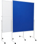 náhled Moderační textilní tabule modrá 120x150 cm