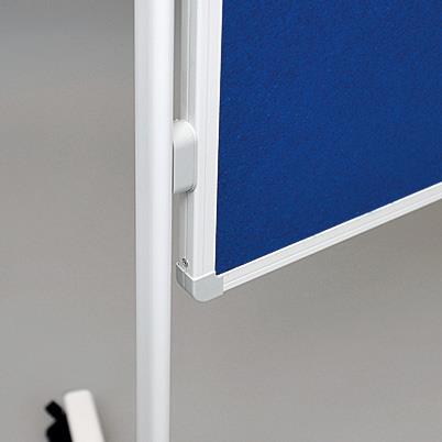 detail Moderační textilní tabule modrá 120x150 cm