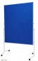 náhled Moderační textilní tabule modrá 120x150cm - skládací