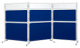 náhled Panel 2x3 Modular, 120 x 120 cm, filcový modrý