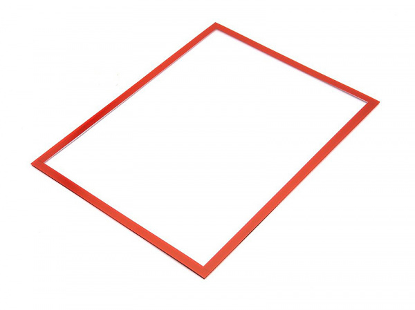detail Magnetická kapsa na papír A3 - červená
