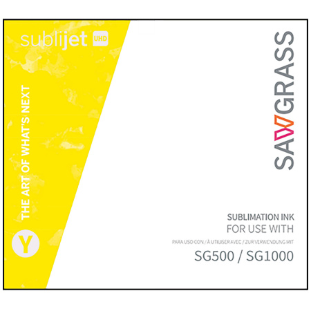 detail Sublijet UHD pro Virtuoso SG500 31 ml - žlutá
