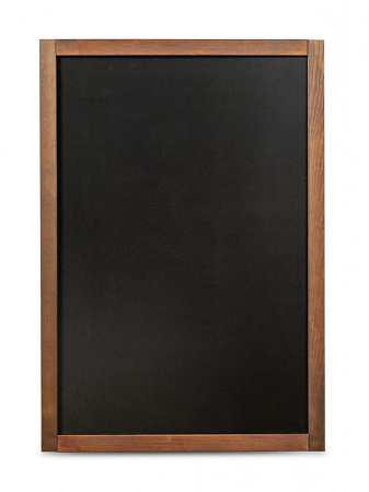 detail Černá tabule na křídy v dřevěném rámu 47x79 cm
