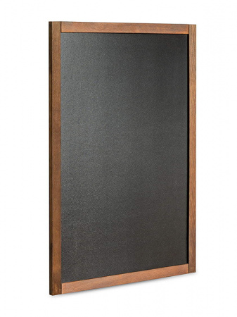 detail Černá tabule na křídy v dřevěném rámu 47x79 cm