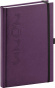 náhled Denní diář Memory 2023, fialový, 15 × 21 cm