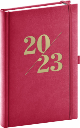 detail Denní diář Vivella Fun 2023, růžový, 15 × 21 cm