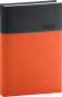 náhled Denní diář Dado 2023, oranžovočerný, 15 × 21 cm