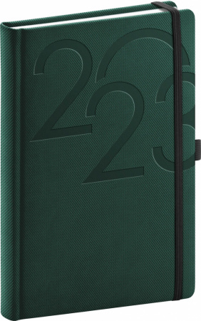 detail Denní diář Ajax 2023, zelený, 15 × 21 cm