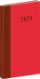 náhled Kapesní diář Cambio 2023, červený, 9 × 15,5 cm