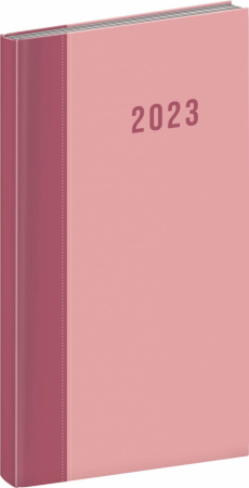 detail Kapesní diář Cambio 2023, růžový, 9 × 15,5 cm