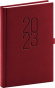 náhled Denní diář Vivella Classic 2023, vínový, 15 × 21 cm