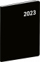 náhled Kapesní diář Černý 2023, plánovací měsíční, 7 × 10 cm