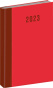 náhled Denní diář Cambio 2023, červený, 15 × 21 cm