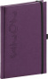 náhled Týdenní diář Memory 2023, fialový, 15 × 21 cm