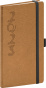 náhled Kapesní diář Memory 2023, béžový, 9 × 15,5 cm