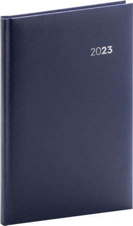 detail Týdenní diář Balacron 2023, tmavě modrý, 15 × 21 cm