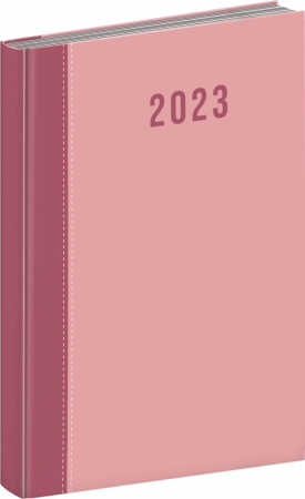 detail Denní diář Cambio 2023, růžový, 15 × 21 cm
