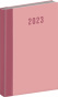 náhled Denní diář Cambio 2023, růžový, 15 × 21 cm