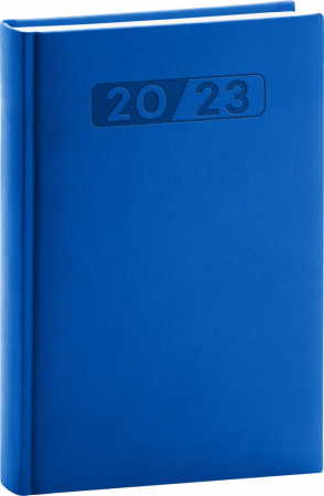 detail Denní diář Aprint 2023, modrý, 15 × 21 cm